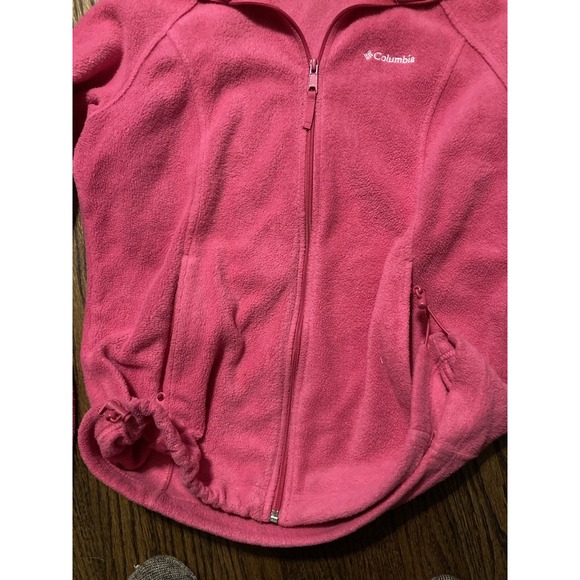 Columbia Full Zip Fleece Jacket / Pink / Women's Size M - Picture 4 of 9